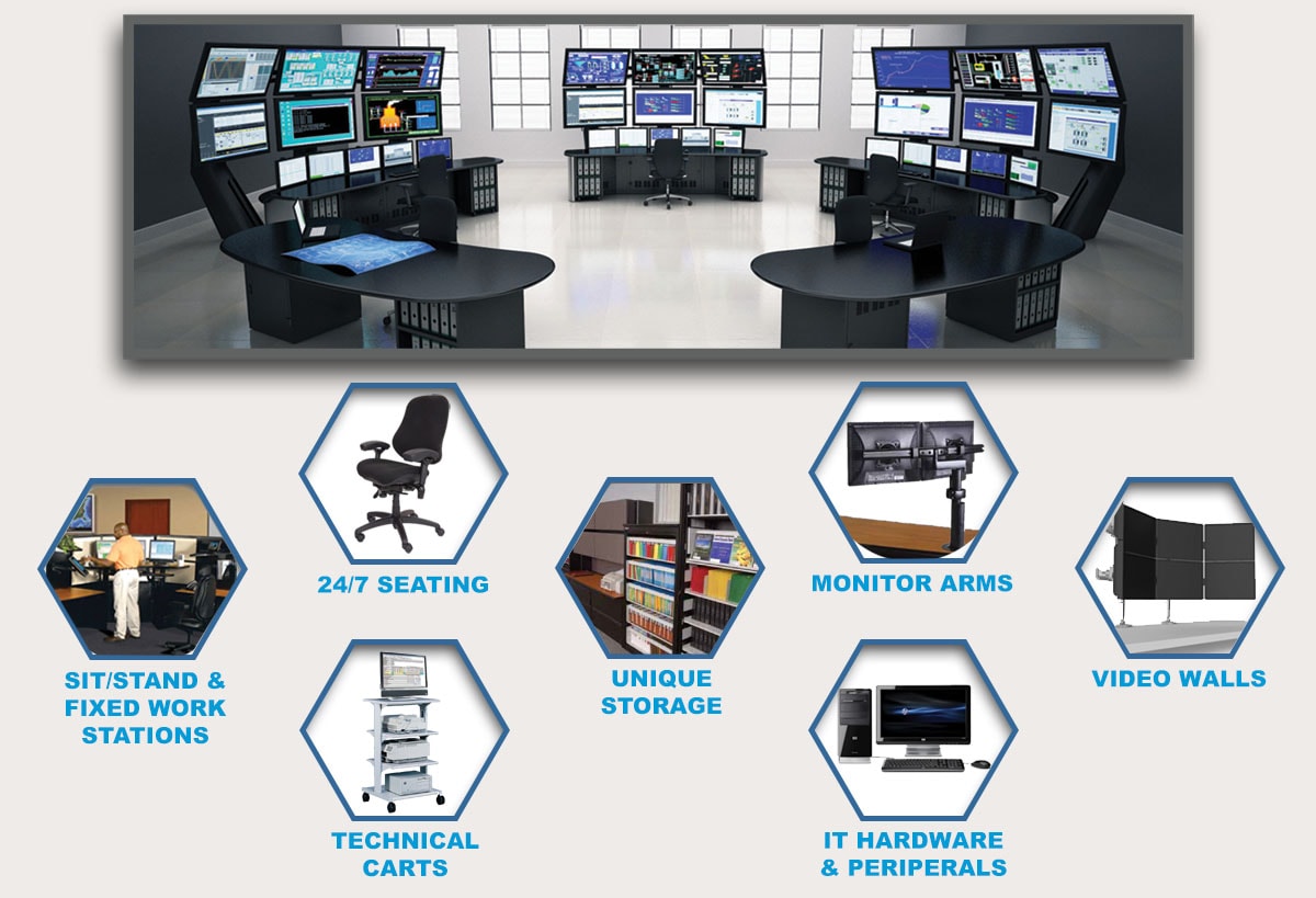 Control Room and Console Furniture